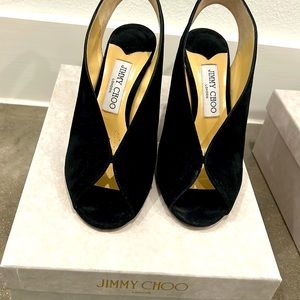 Jimmy Choo Shar 85 Slingback Sandals 7.5